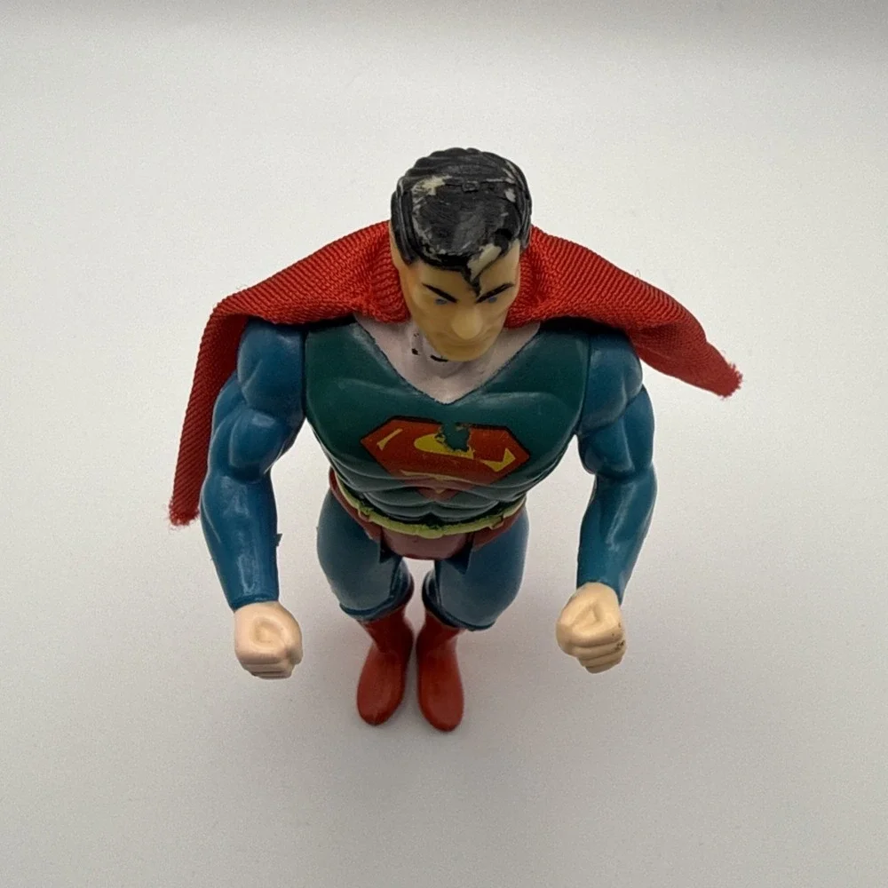 Superman‎ Action Figure Vintage 1989 DC Comics Kenner With Cape